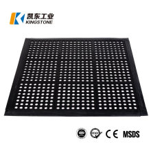High Quality Black Kitchen Rubber Mat in Black/Red